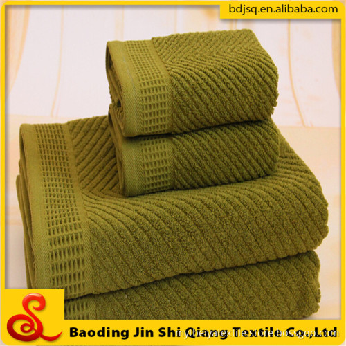 Wholesale Stock Lot 100% Cotton Solid Color Cheap Bath Towel Sets
